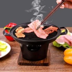 MINKUROW Mini Bbq Grill Stick Proof Smokeless Japanese Tabletop Grill Indoor Piccolo Barbecue Pot Famiglia Coreana Barbecue Poêle Portatile Barbecue Da Tavolo Grill Versare Campeggio Pique-Nique 11 MINKUROW Mini Bbq Grill Stick Proof Smokeless Japanese Tabletop Grill Indoor Piccolo Barbecue Pot Famiglia Coreana Barbecue Poêle Portatile Barbecue Da Tavolo Grill Versare Campeggio Pique-Nique -Prodotti Per Barbecue 88623719 5