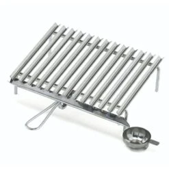 Ompagrill Graticola Barbecue Griglia In Acciaio Inox 40x35 Cm Made In Italy