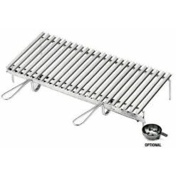 Griglia Barbecue Ompagrill 20620 Con Recupero Grassi Inox Lucido