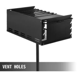 VEVOR Griglia Barbecue Pesante Per Parco 24x16 Pollici, Grill Barbecue Da Campeggio In Acciaio Carbonio E Acciaio Inossidabile, Aperto Di Carbone Legn -Prodotti Per Barbecue 92082866 5