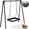 VEVOR Campeggio Cottura Falò, Appeso Griglia Girevole Supporto Stand 100x32x16cm Supporto Per Barbecue Esterno Telaio Girevole Per Barbecue Strum -Prodotti Per Barbecue 92083045 1