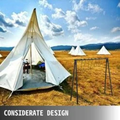 VEVOR Campeggio Cottura Falò, Appeso Griglia Girevole Supporto Stand 100x32x16cm Supporto Per Barbecue Esterno Telaio Girevole Per Barbecue Strum -Prodotti Per Barbecue 92083045 5