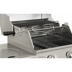 BBQ-Toro Set Di Spiedo Per Barbecue 100 Cm Con 4x Aghi Per Carne E Motore In Acciaio Inox, 220V - 240V, Spiedo Rotante -Prodotti Per Barbecue 94789503 4