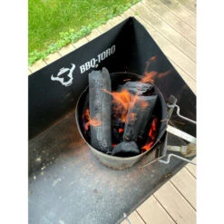 BBQ-Toro Tavolo Da Forno Olandese, Con Frangivento 75 X 40 Cm Tavolo Da Barbecue, Tavolo In Acciaio -Prodotti Per Barbecue 94789652 4