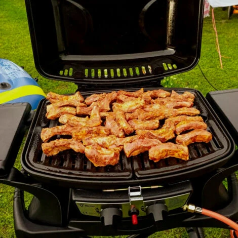 BBQ-Toro Griglia A Gas Da Tavolo Portatile 2 Bruciatori Griglia A Gas Da Tavolo Per Balcone 4 BBQ-Toro Griglia A Gas Da Tavolo Portatile 2 Bruciatori Griglia A Gas Da Tavolo Per Balcone - immagine 2