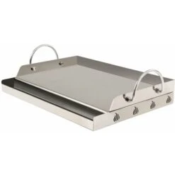 BBQ-Toro Piastra Per Grigliare In Acciaio Inox 64 X 40,5 Cm BBQ Plancha Adatta Per Weber Grill