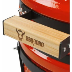 BBQ-Toro Kamado Grill A Carbonella Ø 39 Cm SHIRO Con Termometro E Manici In Legno, Rosso 11 BBQ-Toro Kamado Grill A Carbonella Ø 39 Cm SHIRO Con Termometro E Manici In Legno, Rosso -Prodotti Per Barbecue 94790035 5