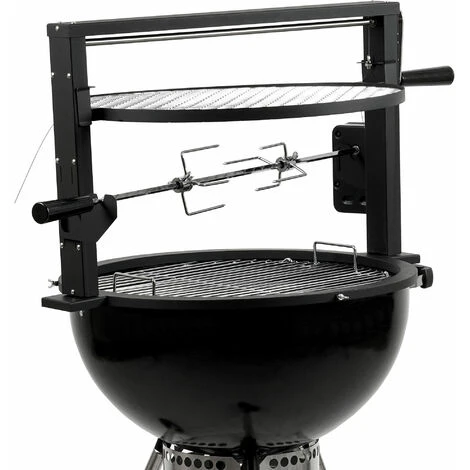 BBQ-Toro Set Di Spiedini Per Griglia Con Griglia Per Girarrosto Per Griglia A Bollitore 6 BBQ-Toro Set Di Spiedini Per Griglia Con Griglia Per Girarrosto Per Griglia A Bollitore - immagine 4