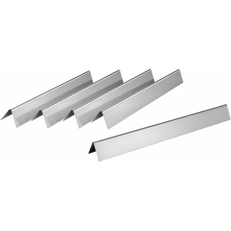 BBQ-Toro Set Di Diffusori A Fiamma In Acciaio Inox (5 Pezzi) 44,7 X 6 Cm Binari Per Aromi 3 BBQ-Toro Set Di Diffusori A Fiamma In Acciaio Inox (5 Pezzi) 44,7 X 6 Cm Binari Per Aromi