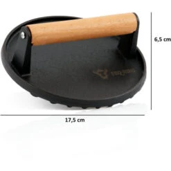 BBQ-Toro Campana Per Hamburger In Acciaio Inox Con Peso Per Carne In Ghisa Campana Termica -Prodotti Per Barbecue 94790150 5