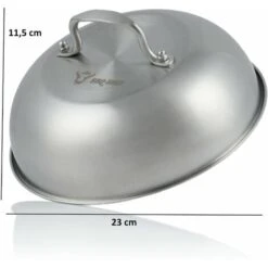 BBQ-Toro Campana Riscaldante In Acciaio Inox (2 Pezzi) Ã˜ 23 Cm Campana Di Servizio, Glosche -Prodotti Per Barbecue 94790152 4
