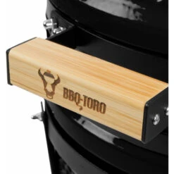 BBQ-Toro Kamado Grill A Carbonella Ø 39 Cm SHIRO Con Termometro E Manici In Legno, Nero 11 BBQ-Toro Kamado Grill A Carbonella Ø 39 Cm SHIRO Con Termometro E Manici In Legno, Nero -Prodotti Per Barbecue 94790320 5