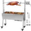 VEVOR Girarrosto BBQ Per Agnello Capacita Da 40kg Senza Lamiera, Griglia A Barbecue Motore Elettrico 25W Con Forchetta Per Arrosto, Forno In Piedi BBQ In Acciaio Inox Con Pedana E Ruote Per Campeggio -Prodotti Per Barbecue 95860540 1