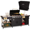 Klarstein Jersey - Cucina Da Esterno Con Griglia A Gas E Lavello, 20,7 KW, 5+1 Bruciatori, Mobile -Prodotti Per Barbecue 97203060 1