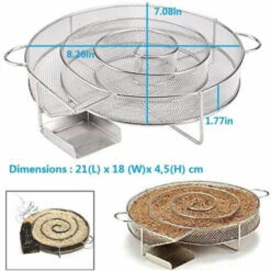 Generatore Di Fumo ITeddo Per Affumicatore Di Carne E Pesce FUiENKO 20.3X20X4CM 9 Generatore Di Fumo ITeddo Per Affumicatore Di Carne E Pesce FUiENKO 20.3X20X4CM -Prodotti Per Barbecue 97243342 4