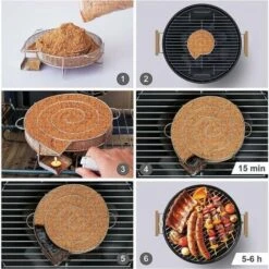 Generatore Di Fumo Fumante ITeddo Di Carne Di Pesce Con Spazzola Griglia Per La Pulizia Del Barbecue -Prodotti Per Barbecue 97679945 4