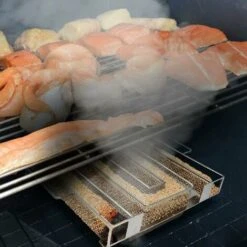 Affumicatore Di Carne E Pesce - Affumicatore A Freddo Per Barbecue Antiruggine / Affumicatore Di Salmone E Carne In Acciaio Inox - Generatore Di Fumo Per Affumicatore - Affumicatore Di Carne E Pesce F -Prodotti Per Barbecue 98114949 4