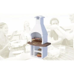 Barbecue Prefabbricato In Cemento Con Cappa E Griglia Beton Tizzo -Prodotti Per Barbecue 98486105 2